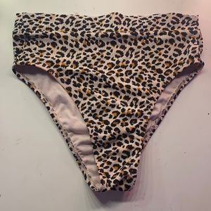 High waisted bikini bottoms